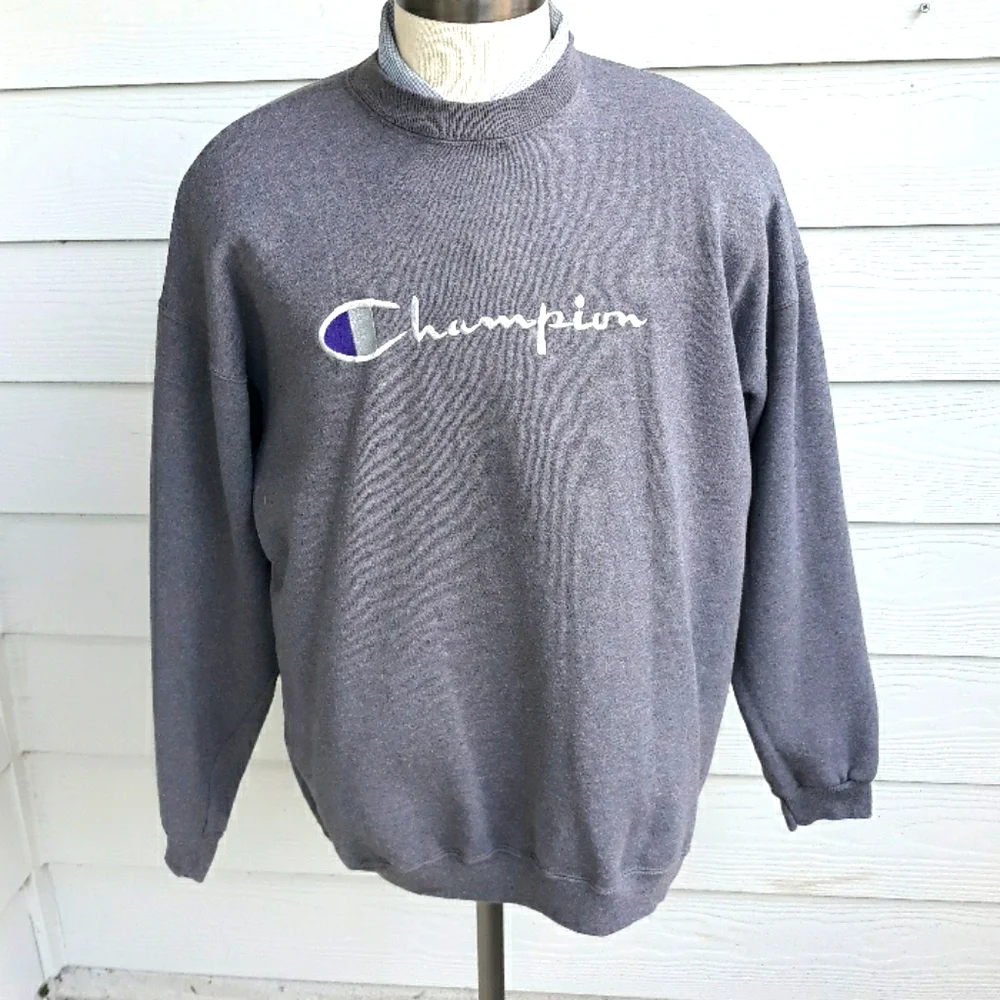 Champion Spell-out Vintage Crewneck‎ Sweater XL